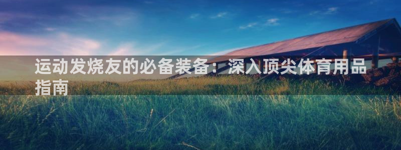 欧陆娱乐官网网址：运动发烧友的必备装备：深入顶尖体育