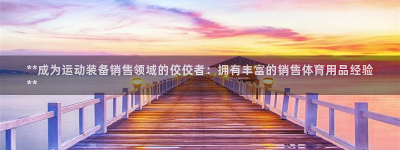 欧陆娱乐会员多少钱：**成为运动装备销售领域的佼佼者：拥有丰