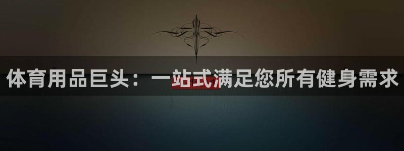 欧陆官网下载：体育用品巨头：一站式满足您所有健身需求